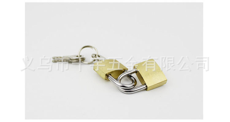 Small copper lock, 20mm copper core, white board, copper padlock, luggage and bag lock, small change can, small lock head, dormitory anti-theft lock pic 10