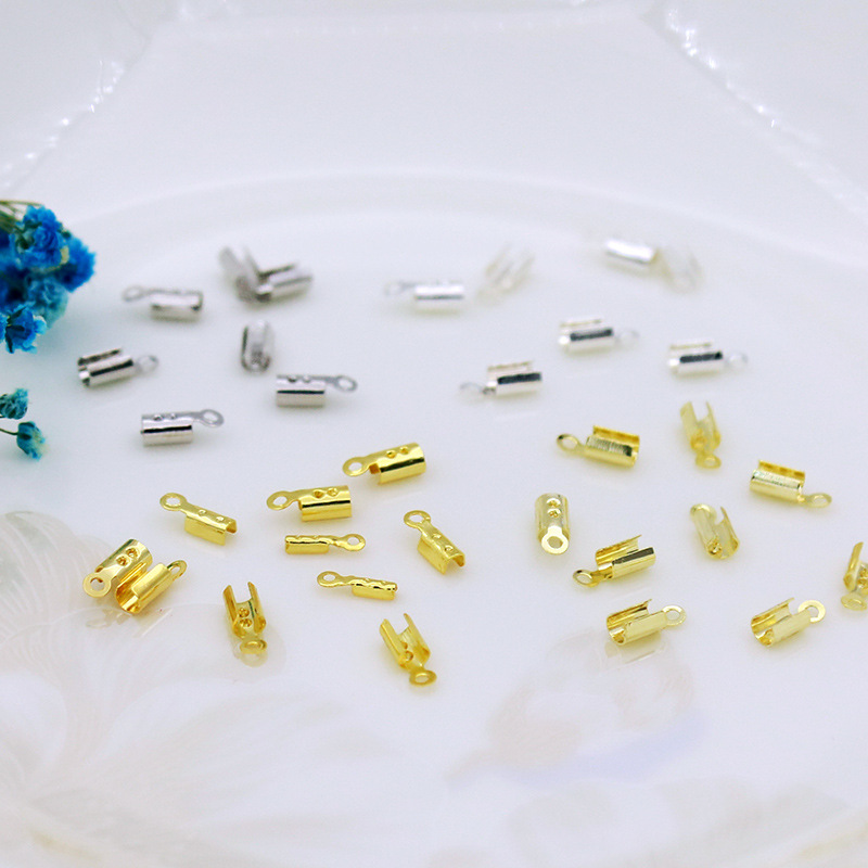 Color-preserving pure copper plated with 18K real gold OT clasp necklace bracelet ending connection clasp diy accessory factory B65 pic 3