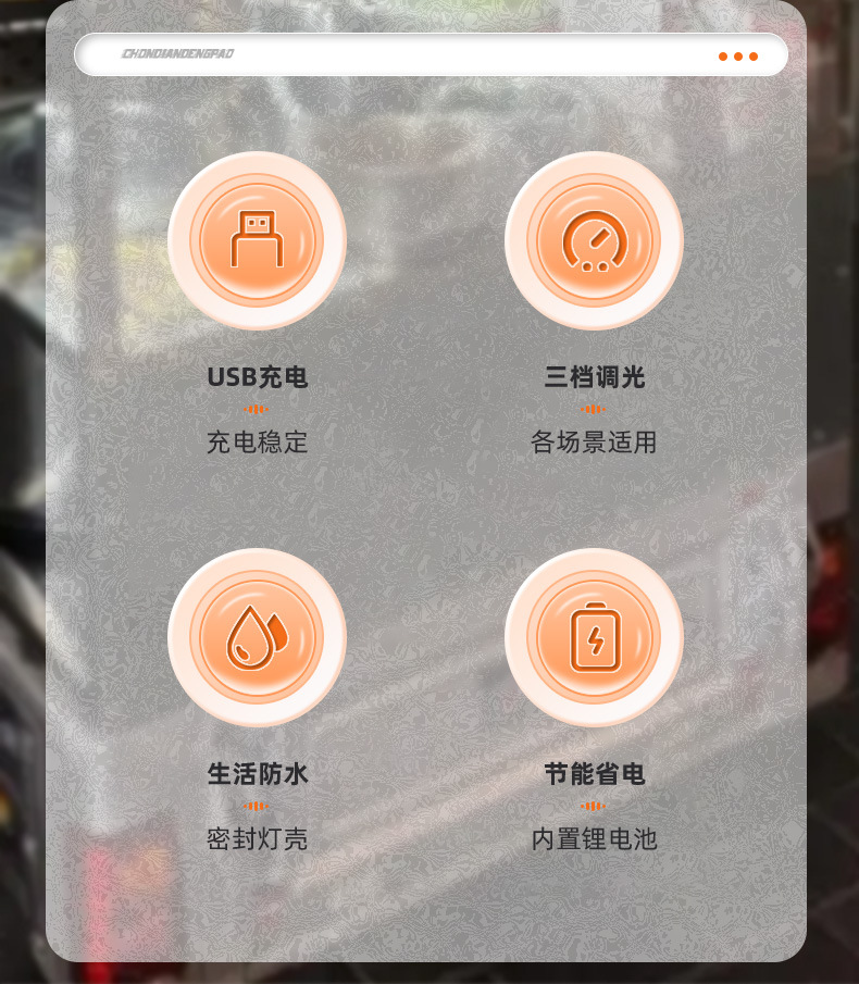 led emergency bulbs, led street stall night market setting lights, outdoor camping charging wireless lighting, USB energy-saving lamps pic 2