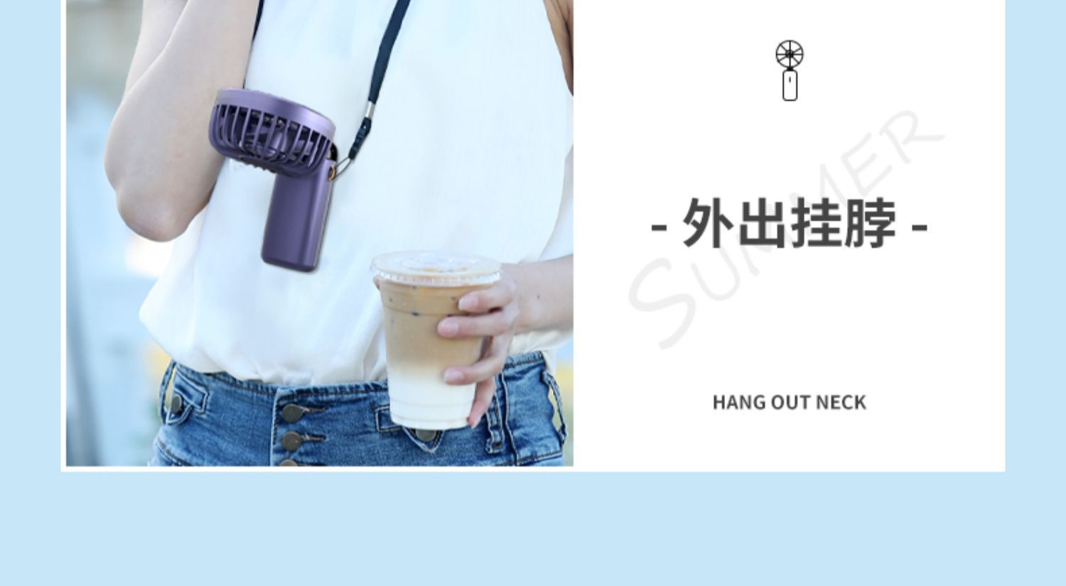 小折叠超静音风扇手持便携式桌上迷你小款随身办公室小型充电详情25