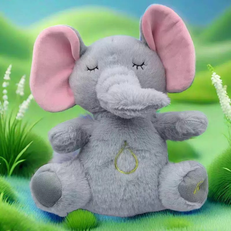 儿童安抚玩偶跨境新品会发光呼吸毛绒玩具牛油果驴趣味可收纳清洗详情7