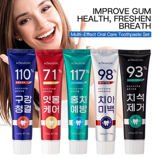 KORMESIC toothpaste全英文清洁口腔清新口气牙膏TikTok热卖详情2