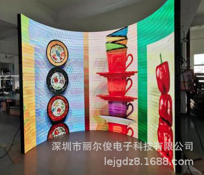 LED display screen, advertising screen, flexible curved screen, arc-shaped irregular-shaped screen, outdoor screen, PM1-10 touch screen, film screen pic 2