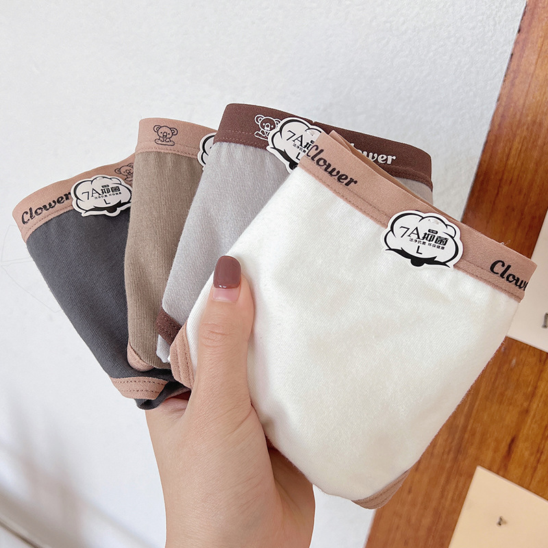 7A全裤抑菌女士纯棉内裤女生夏季薄款中腰少女柔软透气亲肤三角裤详情32