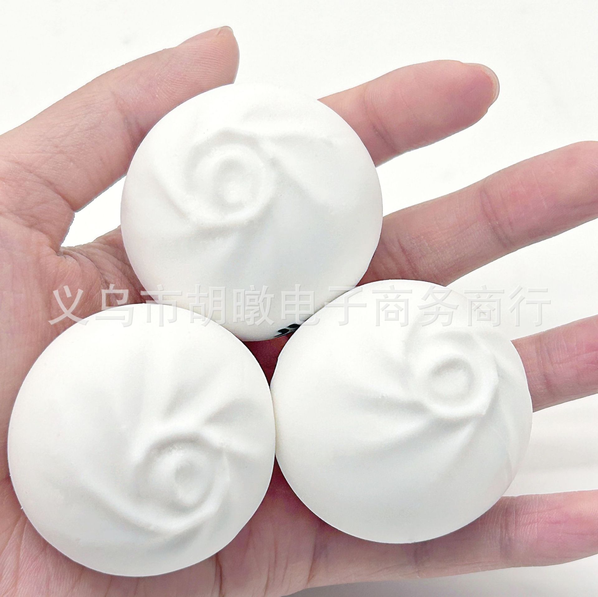New simulation stress-relieving flour mini expression xiaolongbao, cute slow rebound stress-relieving toy, student small gift pic 7