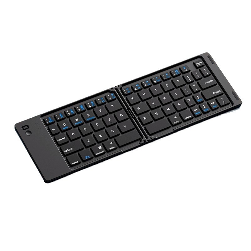 Cross-border three-fold keyboard, wireless Bluetooth, foldable small keyboard, suitable for desktop computers, Xiaomi notebook set pic 24