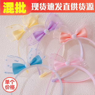 义乌地摊头发饰品2元文具店批发网红女宽边镶钻高颅顶发箍头箍G21详情41