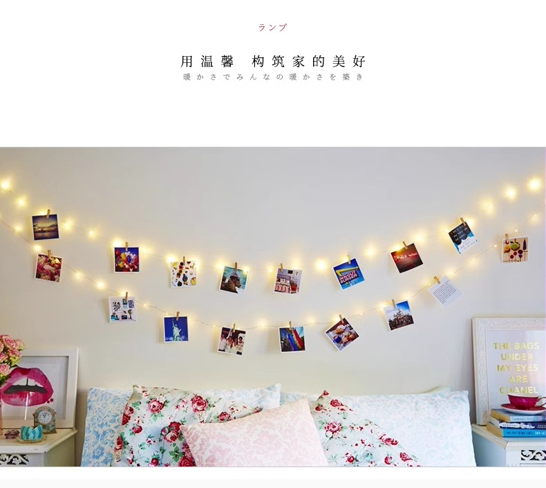 告白布局灯LED铜丝线小灯串礼盒花束装饰灯圣诞树小摆件点源1米详情3