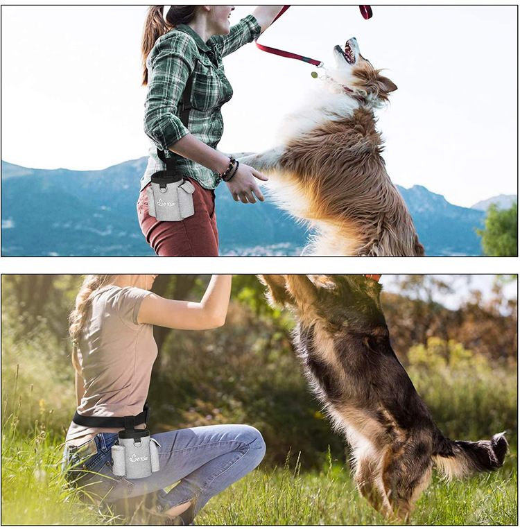 Customized new outdoor fashionable pet training bags, dog training waist bags, pet snack bags, and dog training waist bags pic 9