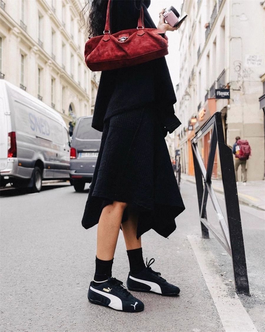 纯原openyy联名朴彩英同款PM赛车鞋低帮百搭情侣男女运动休闲鞋详情37