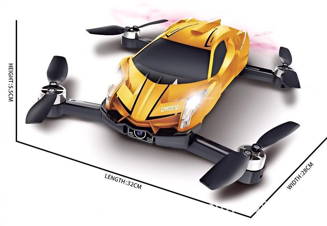 跨境新品无人机仿真比例跑车炫酷外观高清4K航拍摄像头无刷电机详情10