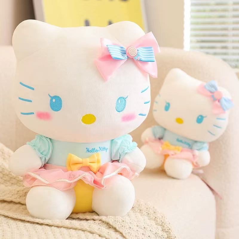 正版hellokitty毛绒玩偶钥匙扣挂饰经典凯蒂猫包包挂件送女友礼物详情21