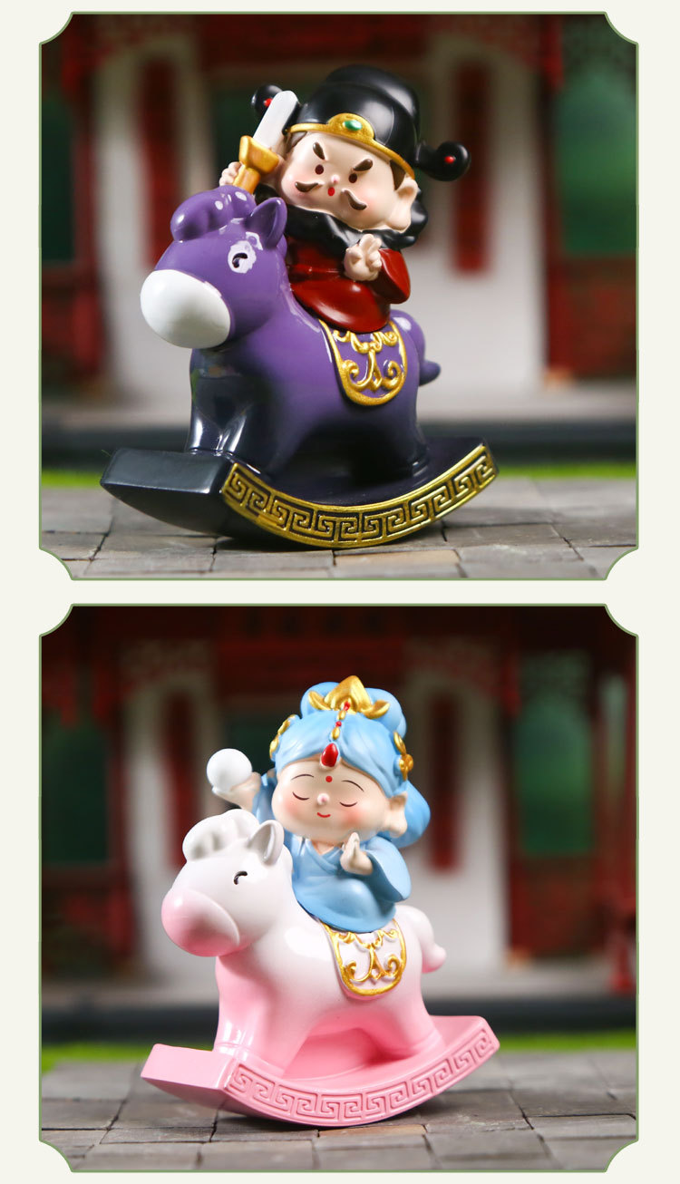 Yunjian Xianma Du Blind Box, trendy tabletop resin decorative figurines, toys, gifts, cute and fun decorative blind boxes pic 9