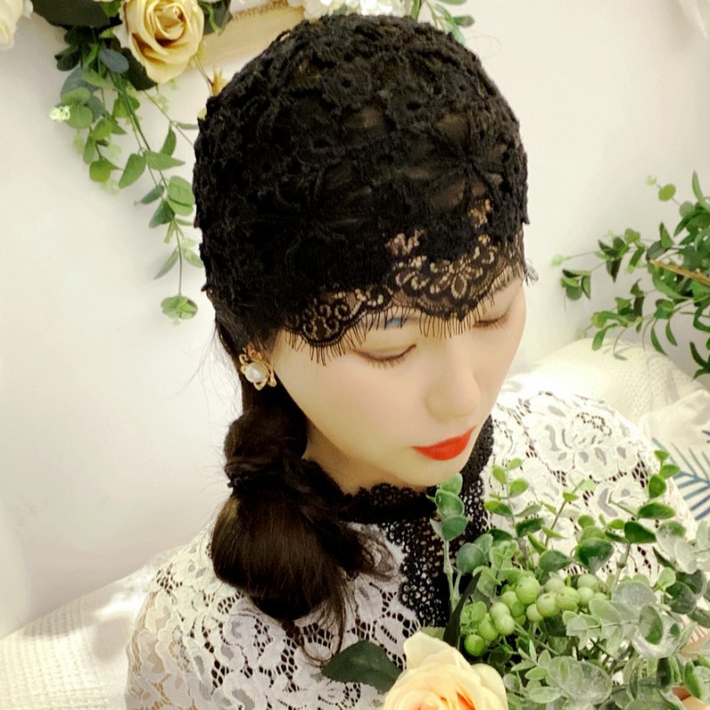 National trend and ethnic style woolen hat, pure handcrafted hat, embroidered flower hat, female artistic retro hollowed-out hat, Yang Liping, Chinese style pic 8