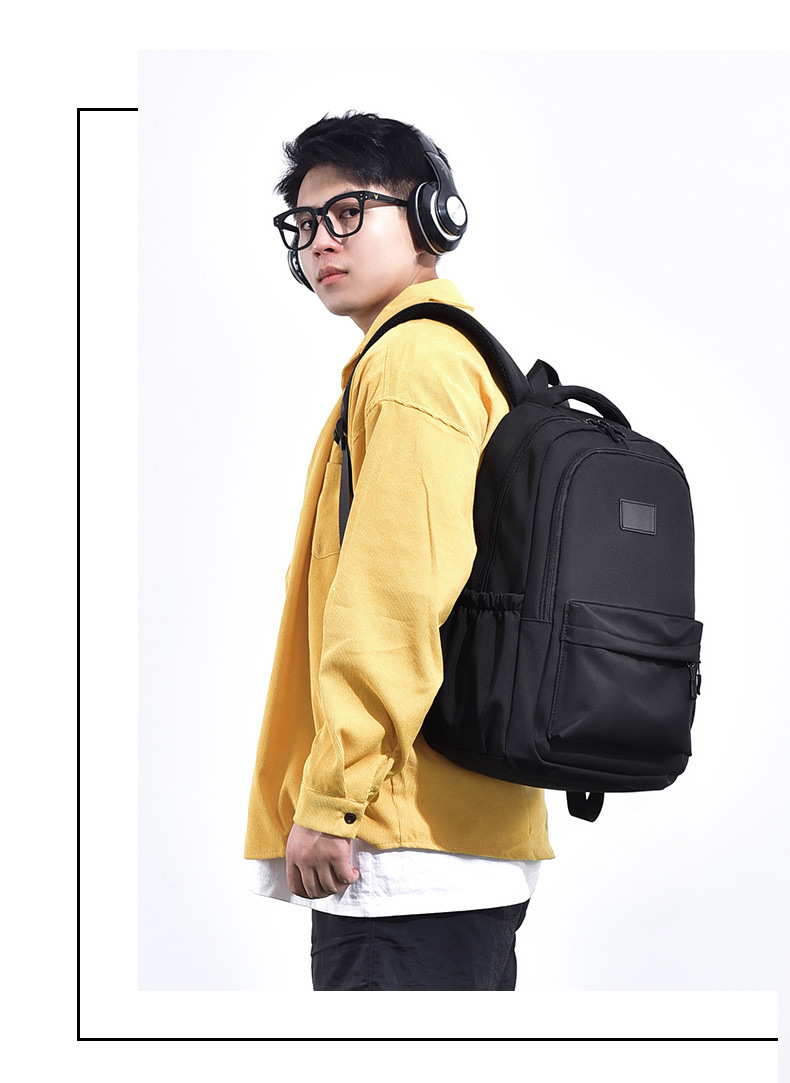 双肩包设计感小众学生初中生大容量日系韩版书包潮流时尚背包双肩详情17