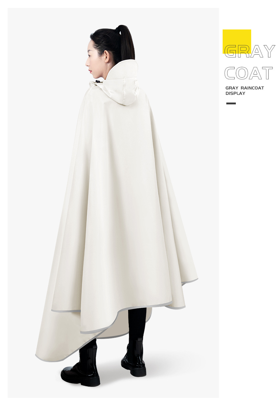 Wholesale and consignment of extended and thickened electric bike riding raincoats, full-body rainproof for both men and women, and motorcycle raincoats pic 18