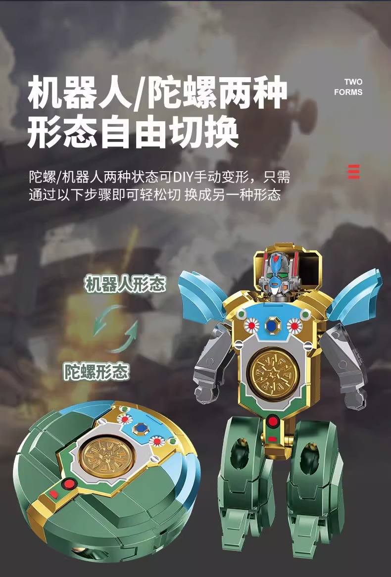 机械变形战车陀螺儿童手指变型恐龙解压玩具男孩指尖旋转泄压成人详情8