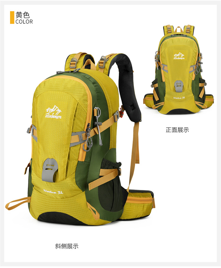 Mochila de montaña al aire libre de gran capacidad nueva mochila deportiva ciclismo senderismo mochila ligera de viaje resistente al desgaste doble espalda pic 14