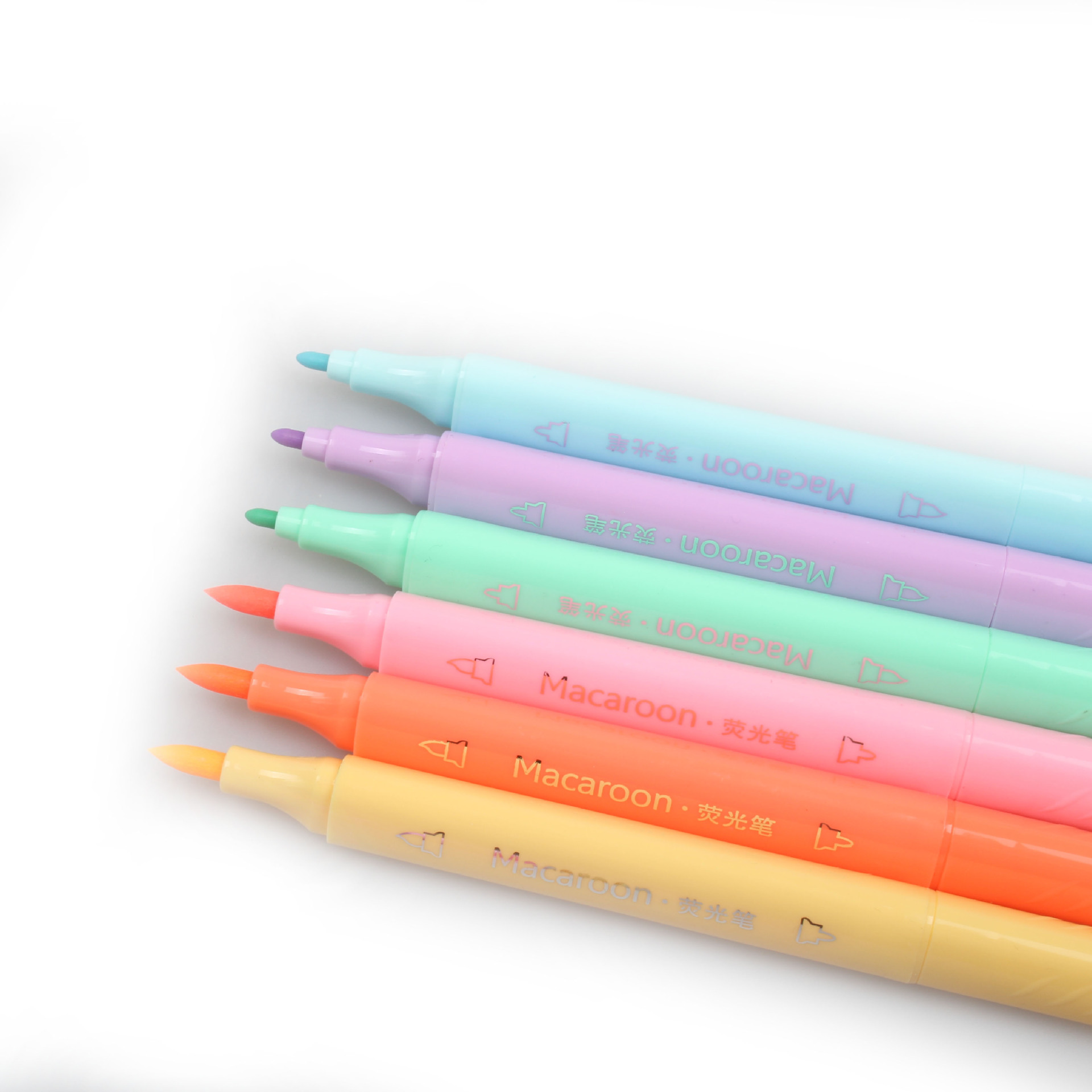 直供双头三角荧光笔儿童绘画DIY手账标记记号笔详情5