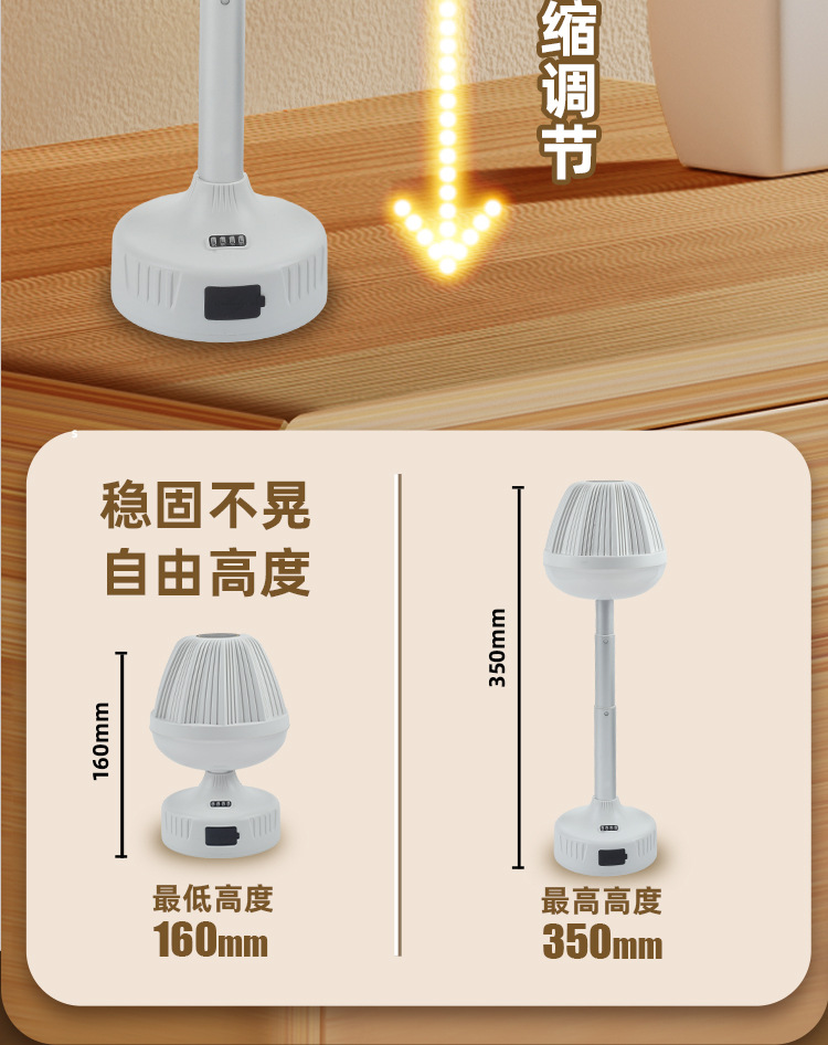 新款家用卧室床头灯轻奢高级感柔光调光护眼夜读看书灯饰台灯夜灯普通照明详情6