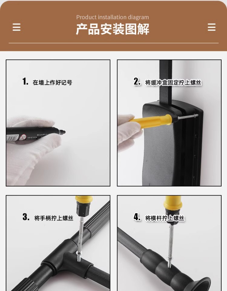 下拉式挂衣杆可伸缩衣通衣帽间家用拉杆衣柜内缓冲下拉升降挂衣架详情22