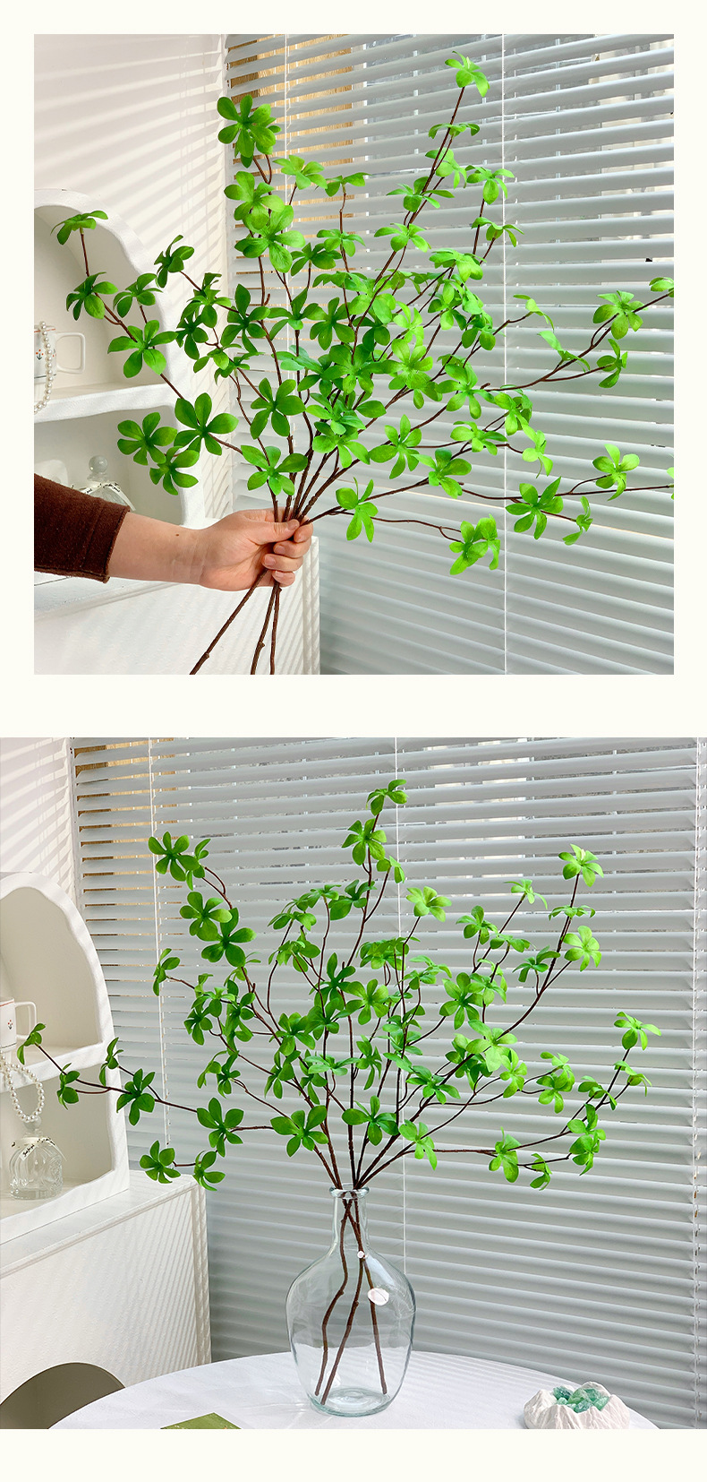 仿真绿植马醉木吊钟假花仿真花摆设假植物室内客厅餐桌装饰品摆件详情11