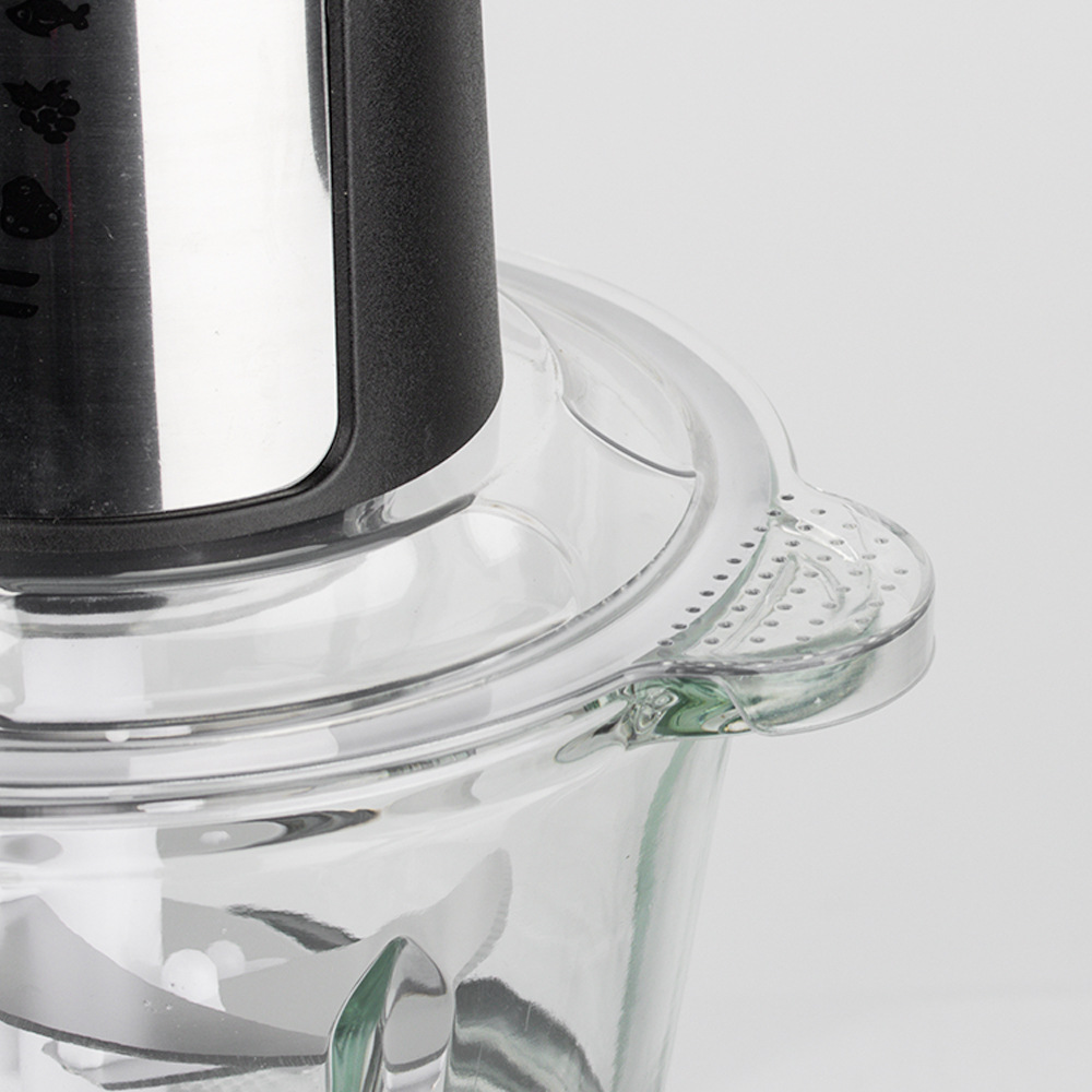 RAF European and American standard cross-border household electric meat grinder, glass visible stuffing grinder, garlic grinder, meat grinder, 2L pic 11
