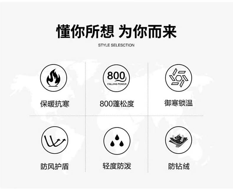 男士羽绒服冬季商务休闲加厚保暖防风白鸭绒中年连帽外套爸爸装详情2