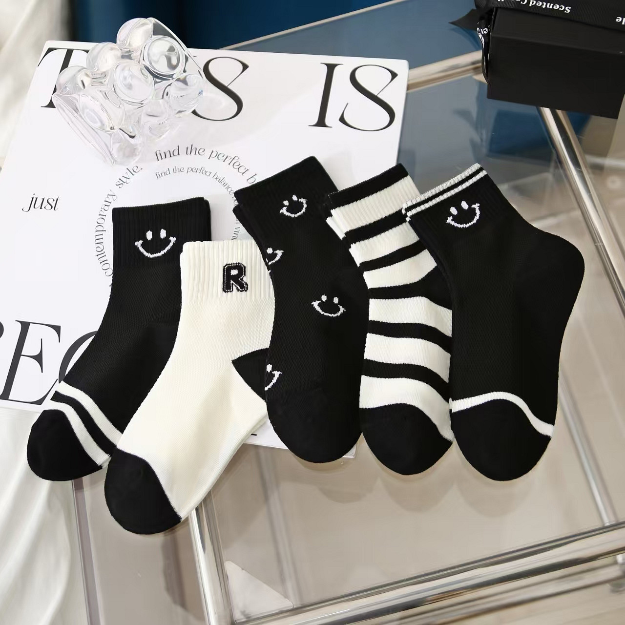 薄棉网眼宝宝袜子男童女童儿童中筒袜男女中筒卡通春夏新款棉袜详情6