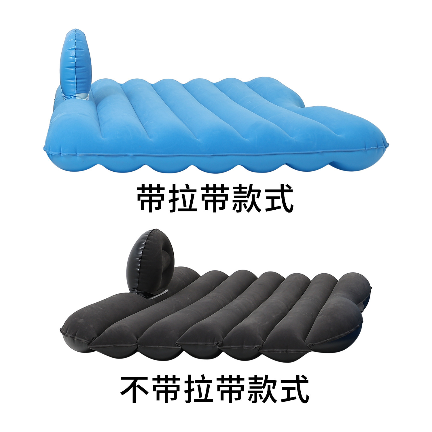 跨境内饰用品汽车车载床露营SUV后排植绒垫通用床内自动充气床垫详情1