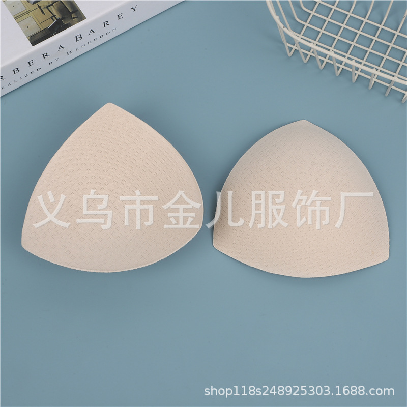 三角形泳装胸垫瑜伽服海绵胸垫婚纱礼服海绵透气插片厂家直销详情6