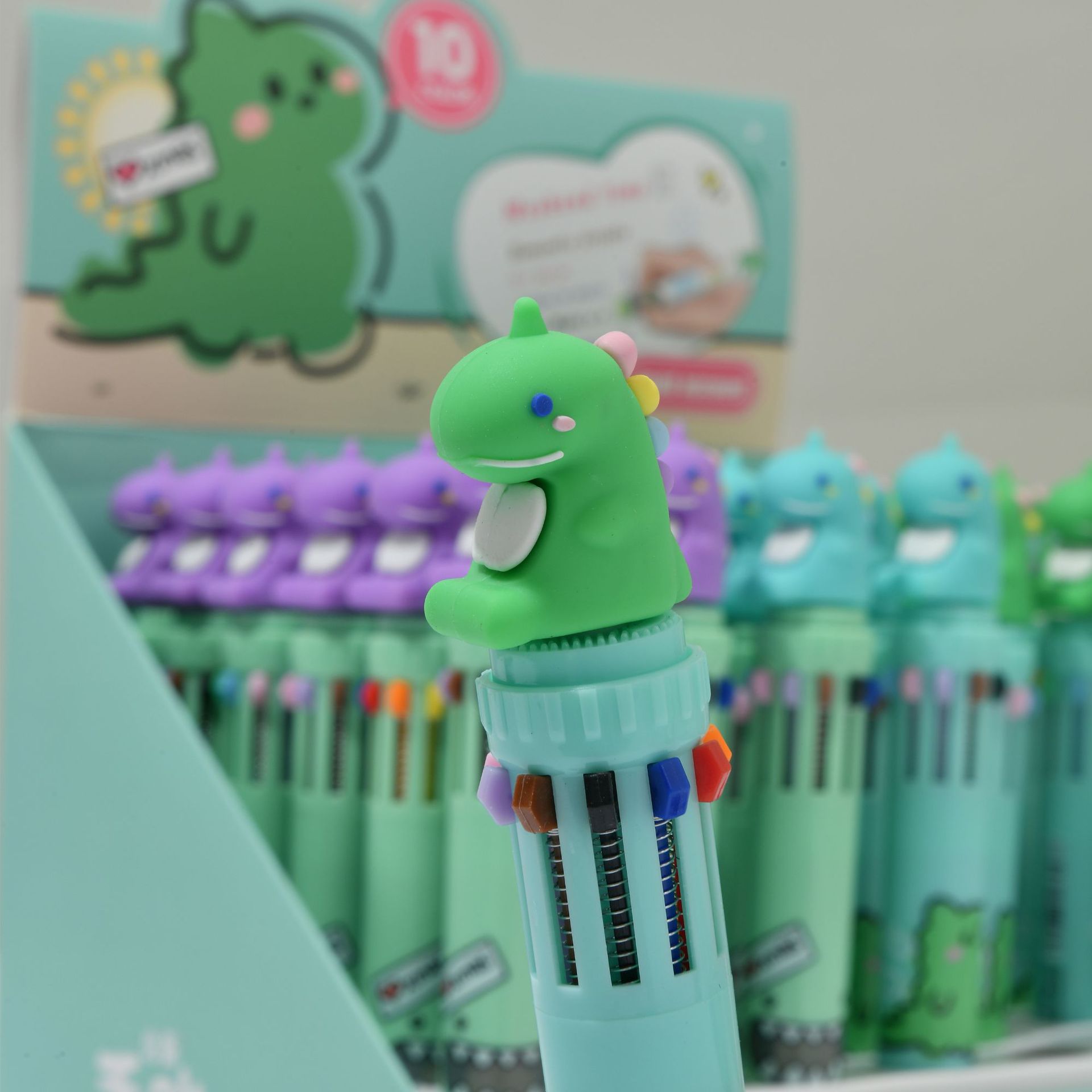 Chenxi cartoon-shaped notebook, ten-color ballpoint pen, multi-color pen, and colorful stationery for primary and secondary school students pic 3