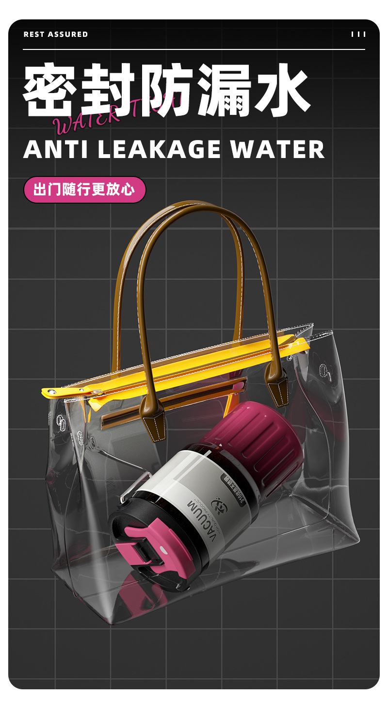 316L跨境车载保温杯美式高颜值渐变大容量旅行水杯双饮提手保温壶详情7