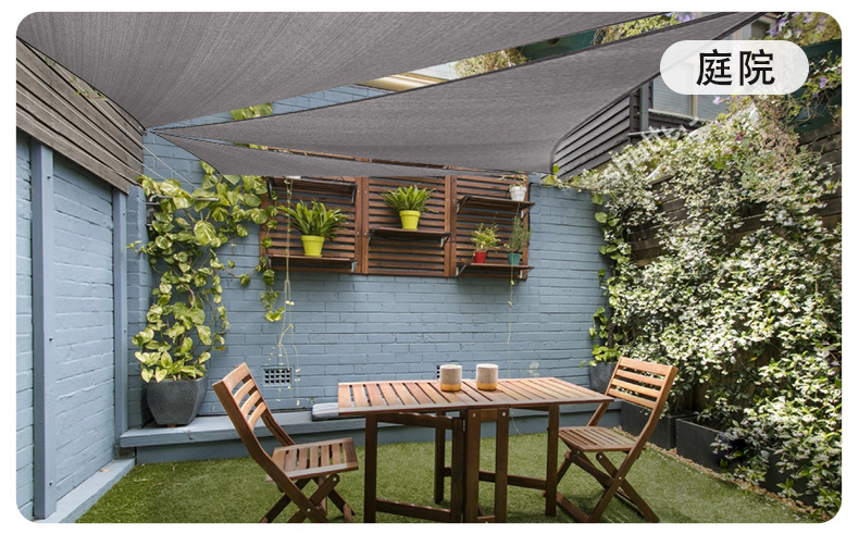 Canopy sunshade fabric, triangular thickened Oxford fabric, outdoor canopy, swimming pool, courtyard, balcony, sun protection, water resistance, sunshade sail pic 17