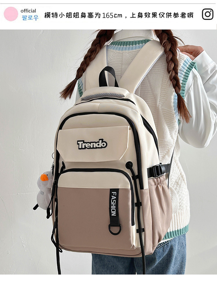 Schoolbag for boys, large capacity, high-end feel, 2025 new style for boys, high school students, backpacks for girls, college students pic 2