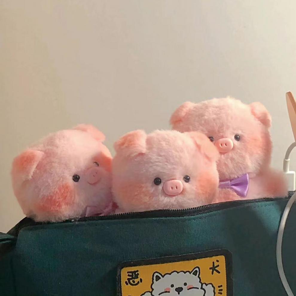 National trend baby boy, piglet, pighead bag, pendant, plush keychain, creative doll, figurine, gift, wholesale for friends pic 1