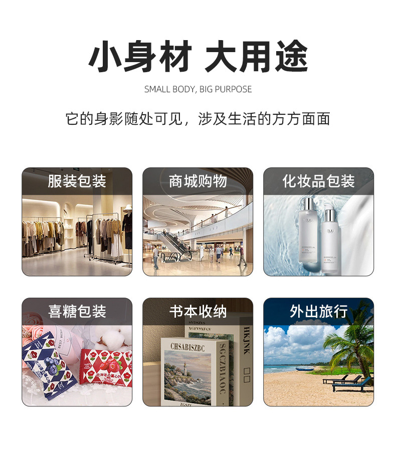 现货pvc手提袋ins礼物喜糖伴手礼礼品袋透明手拎塑料包装袋批发详情4