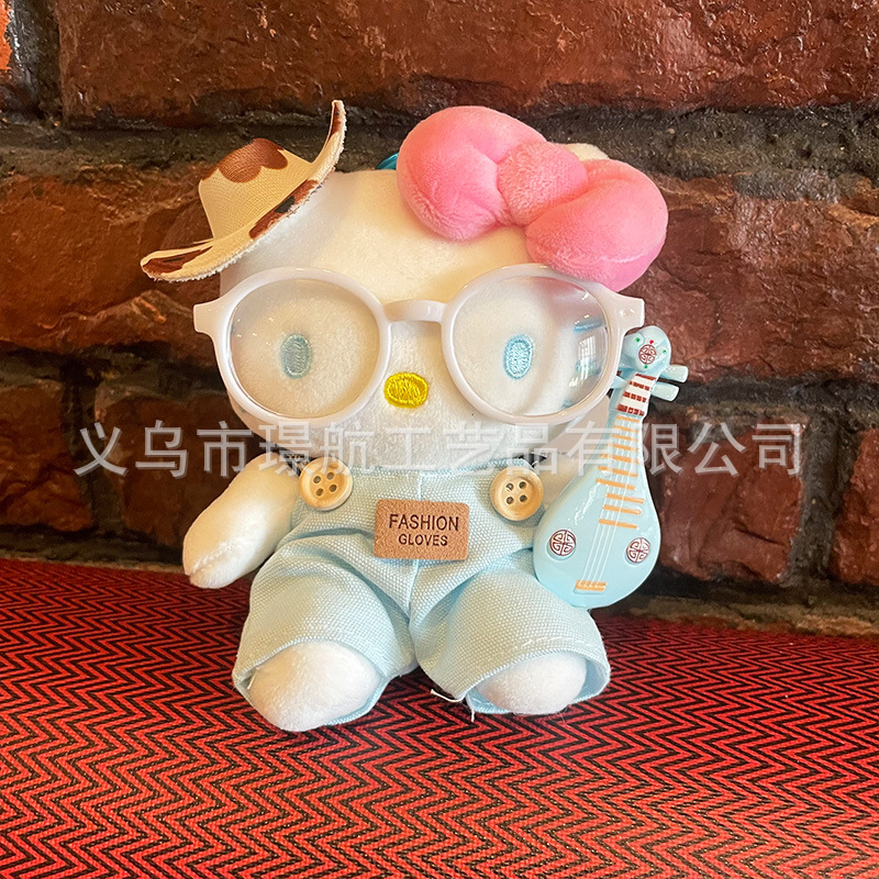 Cute hellokitty keychain pendant, kt cat plush doll, fashionable bag pendant, Kitty doll pic 8