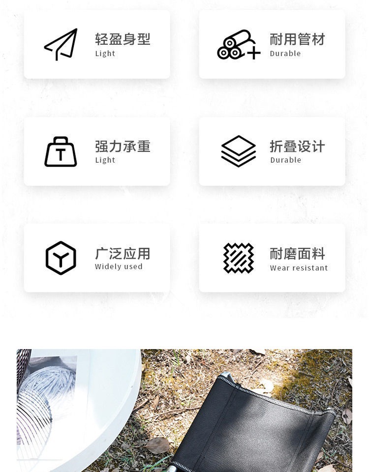 Outdoor folding stool, portable stool, travel, camping, fishing, folding small stool, train and subway queuing magic tool pic 3