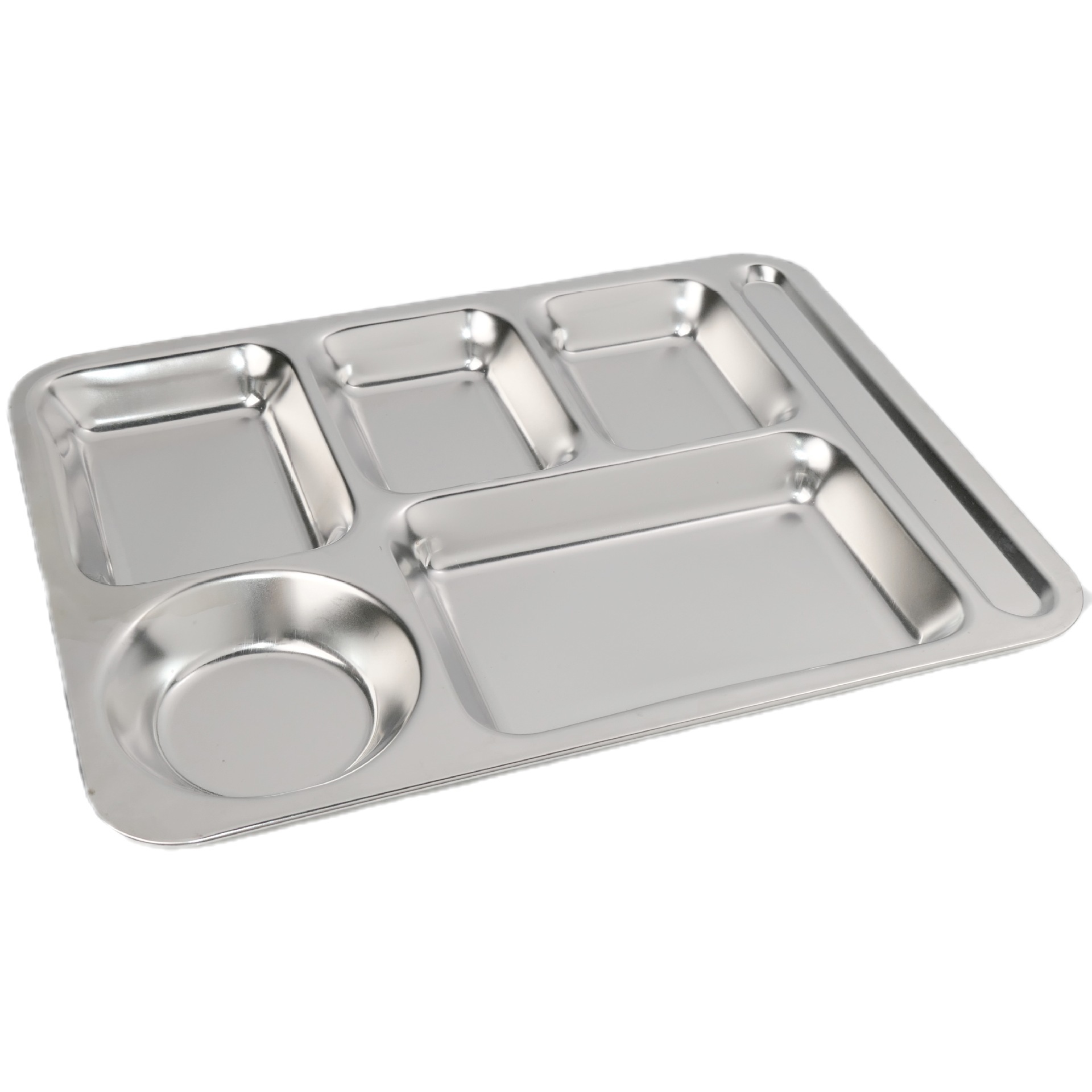 方形304不锈钢快餐盘食堂餐盘餐厅学生专用分格盘子食品级商用盘详情10