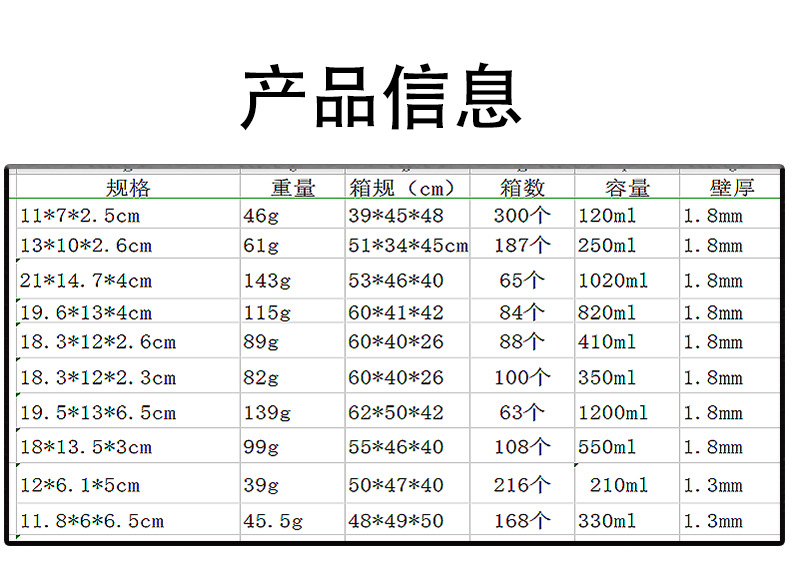 长方形塑料透明盒子食品级ps带盖饼干坚果巧克力糖果盒批发详情1