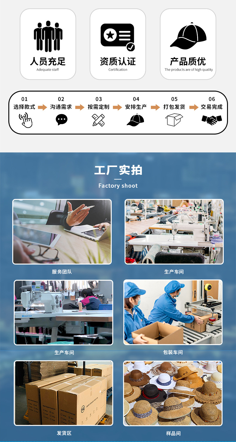 纯色光板腈纶棒球帽定制跨境印字印logo广告帽透气仿毛腈鸭舌帽子详情7