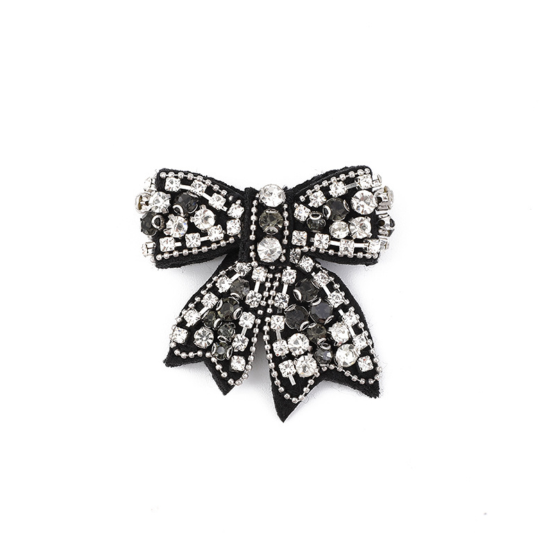 Handmade rhinestone bows, hair accessories, earrings, DIY accessories, shoes, hats, clothing accessories, materials, three-dimensional high-end brooches pic 8