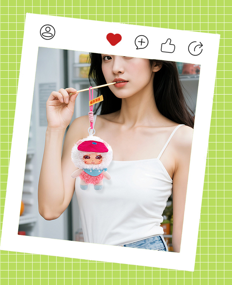 Wholesale of animal vinyl dolls, plush toys, spring outing dolls, figurines, cute cartoon animal bags and pendants pic 30