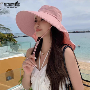 Brand [Sondona] Casual hats, sun protection hats, outdoor neck protectors, sun protection hats for men and women, large brim UV protection sun hats, cycling, fishing, mountaineering hats, face masks pic 9