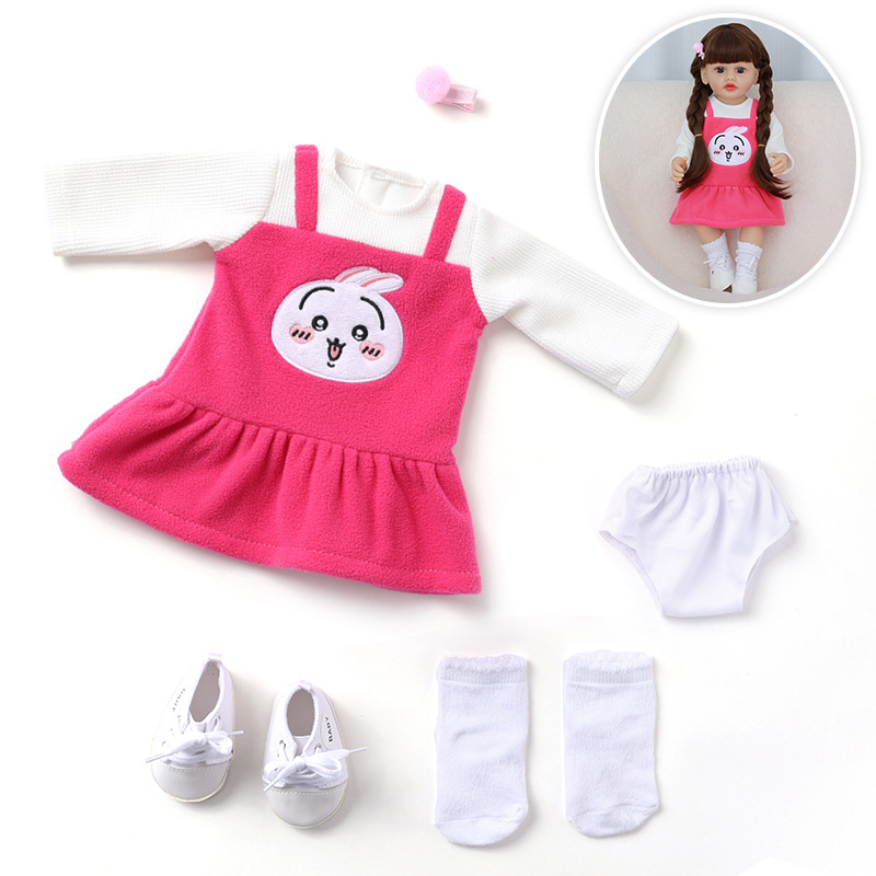 55-centimeter doll clothes, life-like reborn doll girl, doll fashion change, 22-inch doll doll clothes pic 7