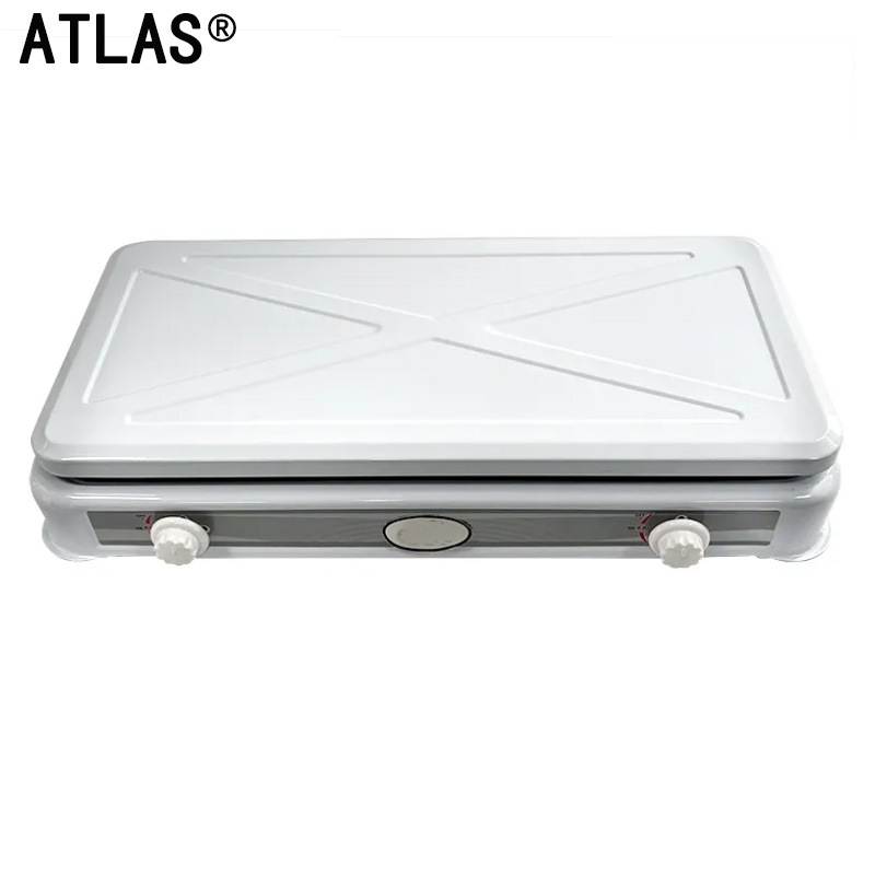 ATLAS双头燃气灶台式便携灶具出口家用猛火炉灶分火器配件详情5