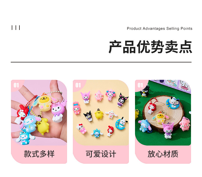 厂家供应蛋仔派对 公仔盲盒洞洞乐 公仔挂件戳戳乐 儿童礼物详情3