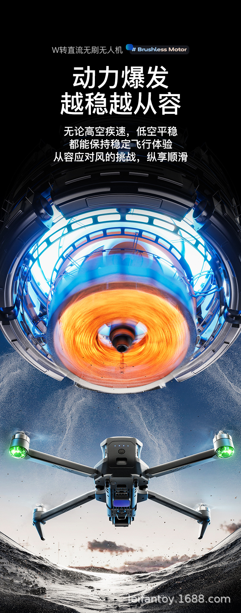 Cross-border Wing 6 brushless GPS drone aerial photography three-axis gimbal lift obstacle avoidance large touch screen quadcopter pic 15