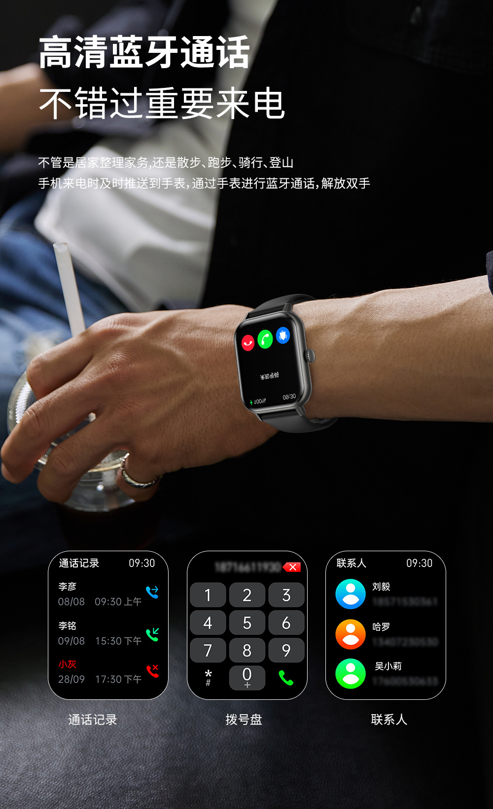 2024跨境ZW62智能手表心率健康监测运动手表蓝牙通话智能手表详情6